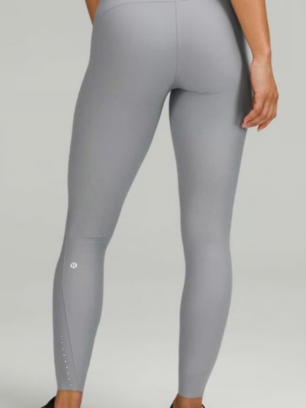 Lululemon SenseKnit Running High Rise Tight 28 Rhino Grey Size 8